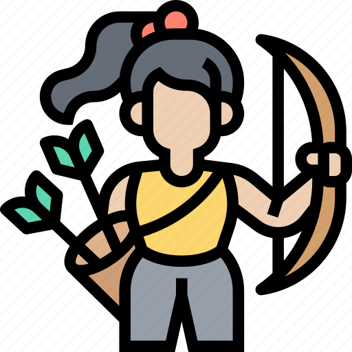Archer, hunter, aiming, practicing, sports icon - Download on Iconfinder