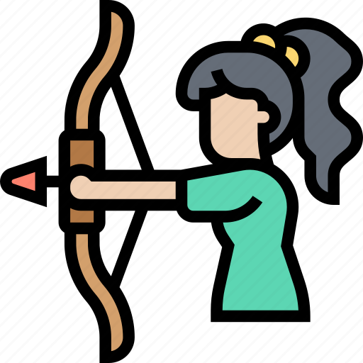 Archery, aiming, recreation, sport, activity icon - Download on Iconfinder