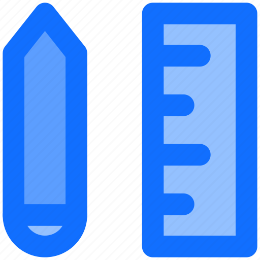 Architect, tool, pencil, ruler icon - Download on Iconfinder
