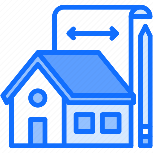 House, building, size, drawing, pencil, architect, agency icon - Download on Iconfinder