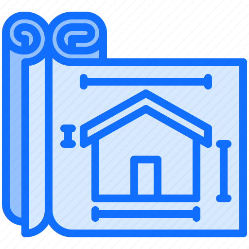 Drawing, paper, house, building, size, architect, agency icon - Download on Iconfinder