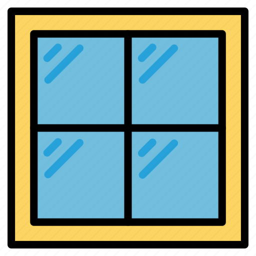 Decoration, glass, importance, mirror, wall, window icon - Download on Iconfinder