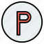 automobile, parking, road, sign, vehicle 