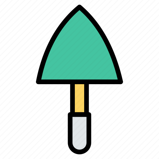 Construction, equipment, gardening, tools, trowel icon - Download on Iconfinder