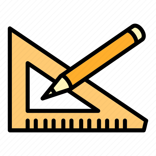Drawing, pencil, ruler icon - Download on Iconfinder