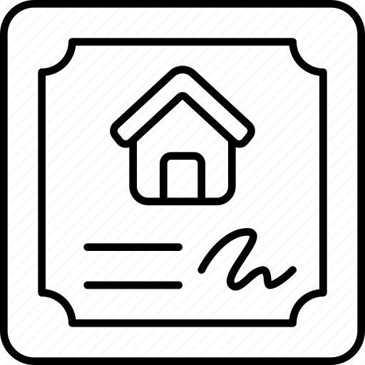 Certificate, architect, house, home, building, contract, deal icon - Download on Iconfinder