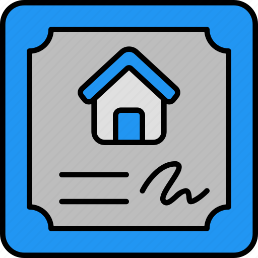 Certificate, architect, house, home, building, contract, deal icon - Download on Iconfinder