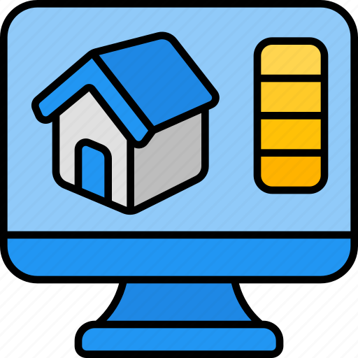 Computer, 3d, modeling, design, house, home, screen icon - Download on Iconfinder