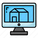 home, architecture, design, house, building, computer, monitor