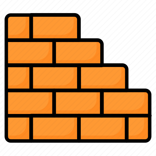 Bricks, wall, mason, bricklayer, architecture, construction, masonry icon - Download on Iconfinder