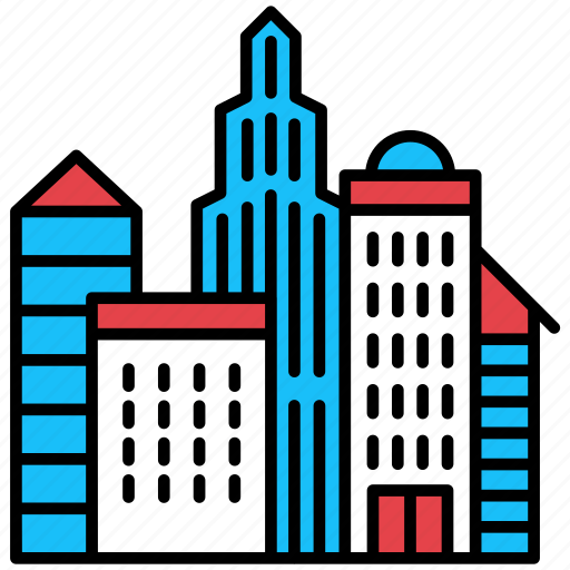 Buildings, city, urban, office, companies, property, skyscrapers icon - Download on Iconfinder
