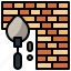 brick, brickwall, construction, firewall, mansory, tools, wall 