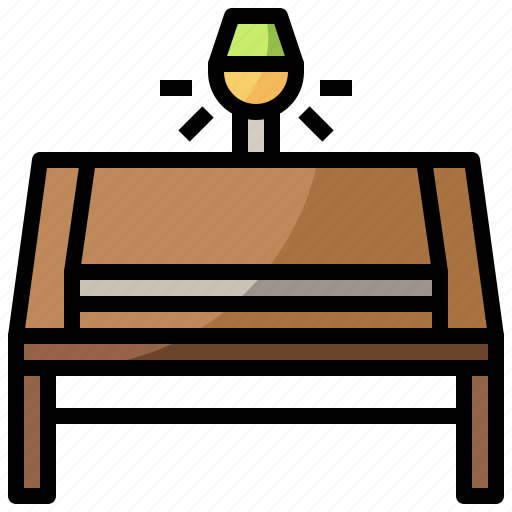 Comfortable, drawing, furniture, household, lamp, studio, table icon - Download on Iconfinder