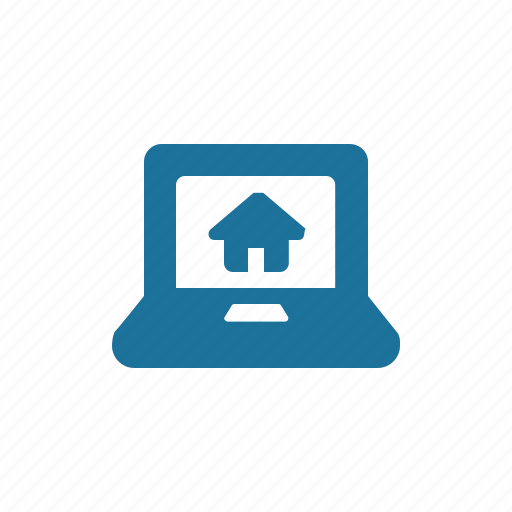 Home, house, laptop, real estate icon - Download on Iconfinder