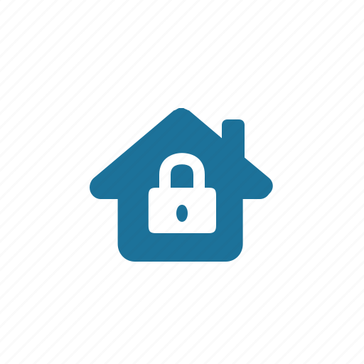 Home, house, lock, locked icon - Download on Iconfinder