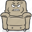 arm, armchair, cartoon, chair, emoji, stuffed 