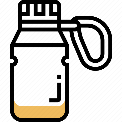 Bottle, water, flask, thirst, drink icon - Download on Iconfinder