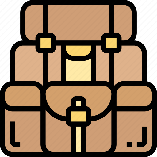 Backpack, bag, military, hiking, adventure icon - Download on Iconfinder