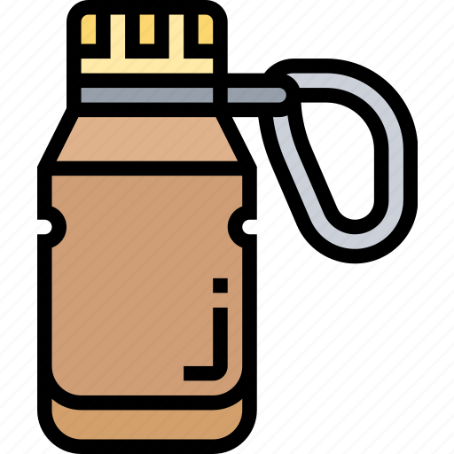Bottle, water, flask, thirst, drink icon - Download on Iconfinder
