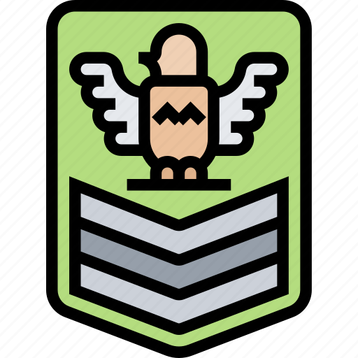Rank, army, sergeant, force, captain icon - Download on Iconfinder