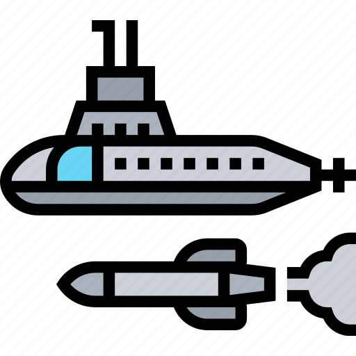 Submarine, underwater, ship, military, naval icon - Download on Iconfinder