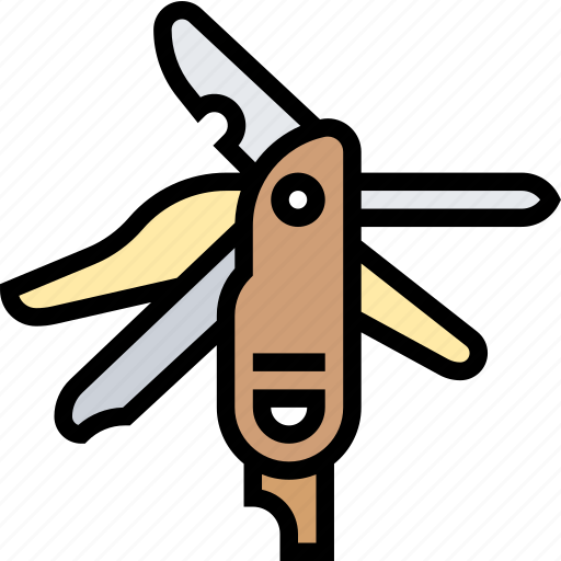 Knife, swiss, blade, tool, utility icon - Download on Iconfinder