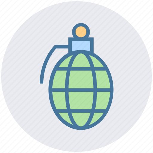 Bomb, grenade, hand bomb, military, navy, war, weapon icon - Download on Iconfinder