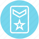 army, army badge, badge, force badge, rank, soldier, star