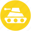 army, gun, military, tank, vehicle, war, weapon 