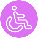 army, disable, disabled, handicap, person, wheel chair, wheel-chair