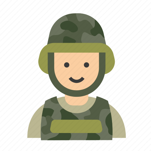 Soldier, occupation, jobs, army, military, war, weapon icon - Download on Iconfinder