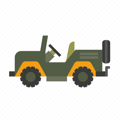 Military, jeep, army, transport, war, vehicle, hummer icon - Download on Iconfinder