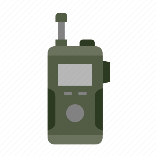 Walkie, talkie, military, technology, electronics, army, patrol icon - Download on Iconfinder