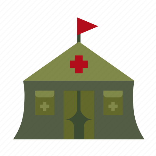 Medical, camp, army, military, war, tent, redcross icon - Download on Iconfinder