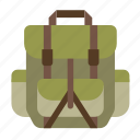 backpack, bag, baggage, camping, travel, soldier, hiking, war, army
