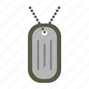dog, metallic, military, tag, name, identity, label, army, necklace