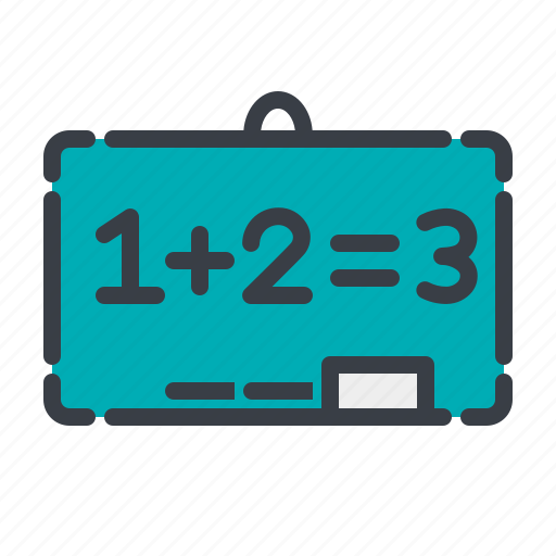 Education, numbers, school, stationary, white board icon - Download on Iconfinder