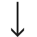 arrow, bottom, direction, navigation