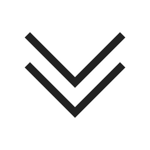 Arrow, bottom, chevron, double, direction, navigation icon - Free download