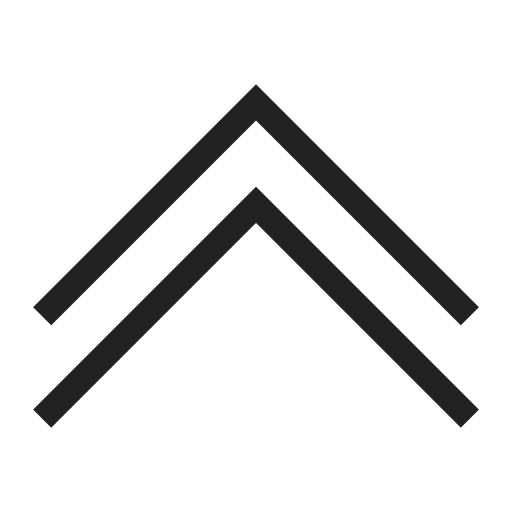 Arrow, chevron, double, large, top, direction, navigation icon - Free download