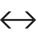 arrow, horizontal, large, direction, navigation