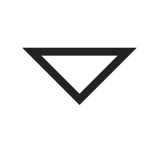 Arrow, bottom, triangle, direction, navigation icon - Free download