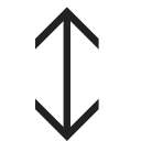 arrow, large, vertical, direction, navigation