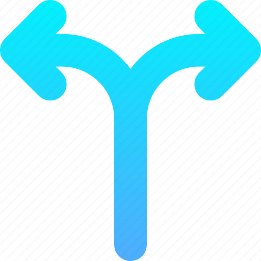 Arrow, direction, divide, left, navigation, right, split icon - Download on Iconfinder