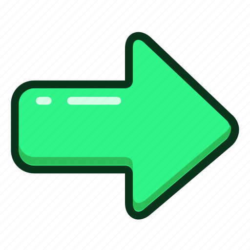 Arrow, right, arrows, direction, next icon - Download on Iconfinder