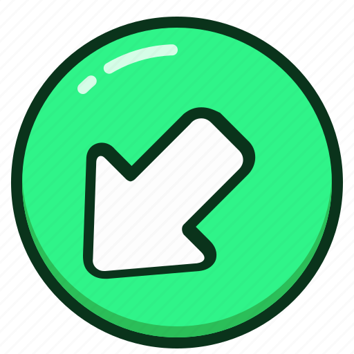 Left, lower, arrow, arrows, direction icon - Download on Iconfinder