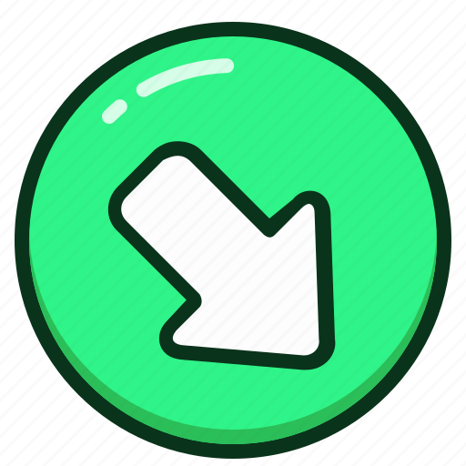 Lower, right, arrow, arrows, direction icon - Download on Iconfinder
