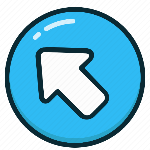 Left, upper, arrow, arrows, direction icon - Download on Iconfinder