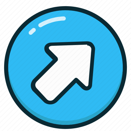 Right, upper, arrow, arrows, direction icon - Download on Iconfinder
