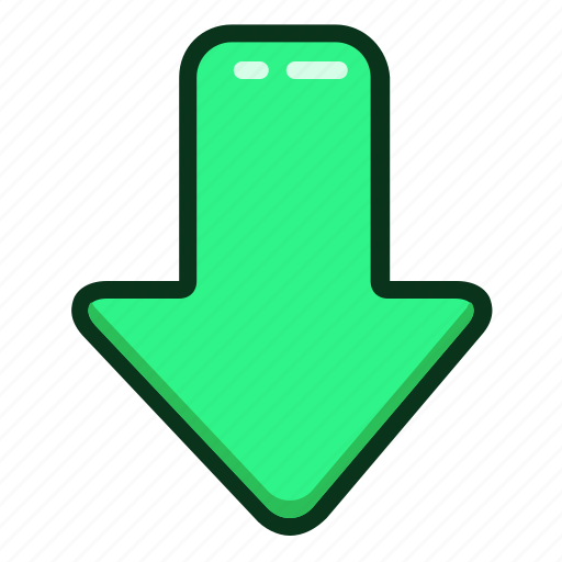 Down, arrow, arrows, direction, download icon - Download on Iconfinder